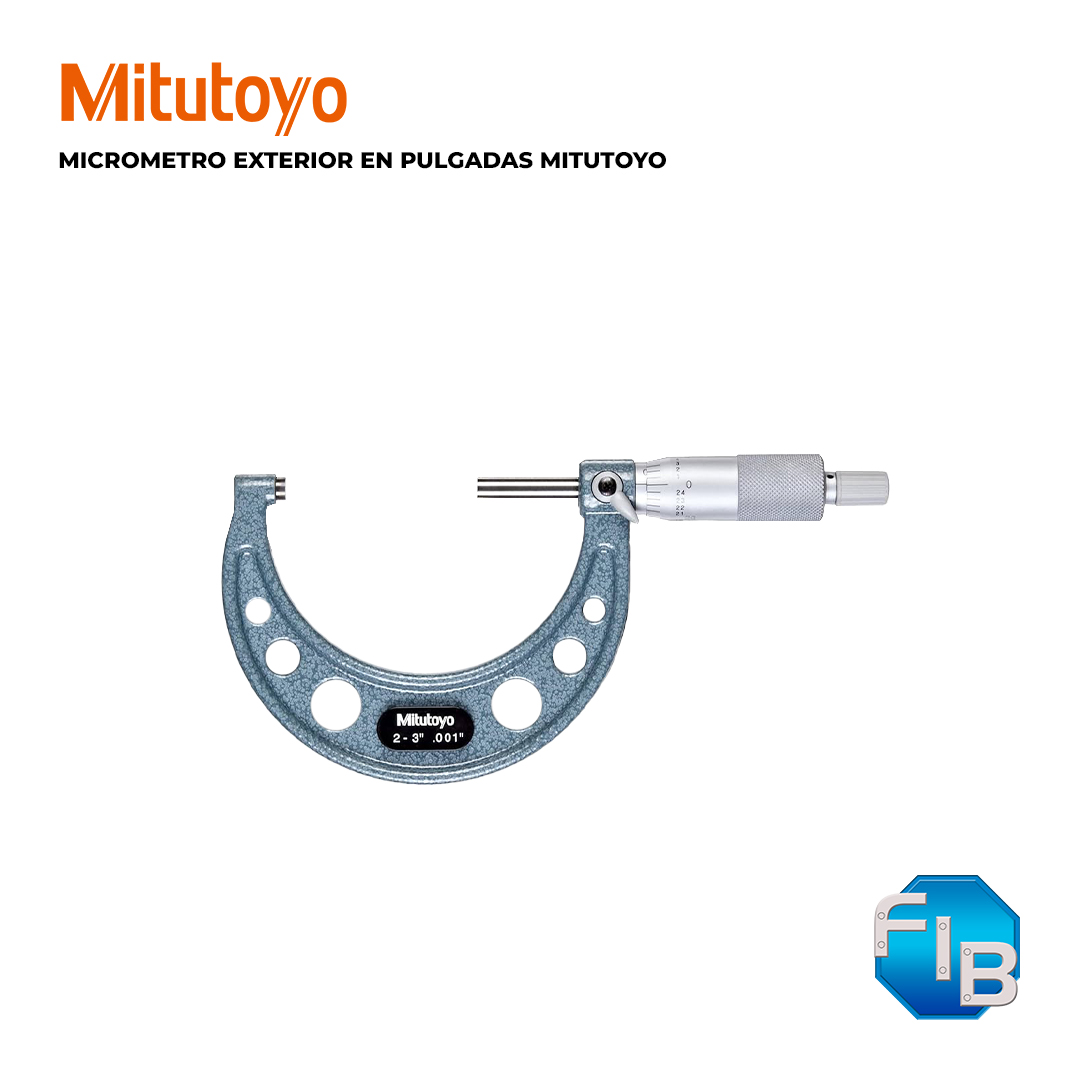 micrometro exterior en pulg MITUTOYO