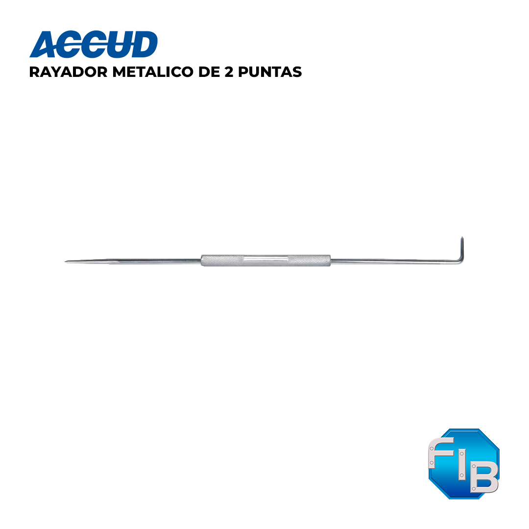 rayador metalico de 2 puntas ACCUD