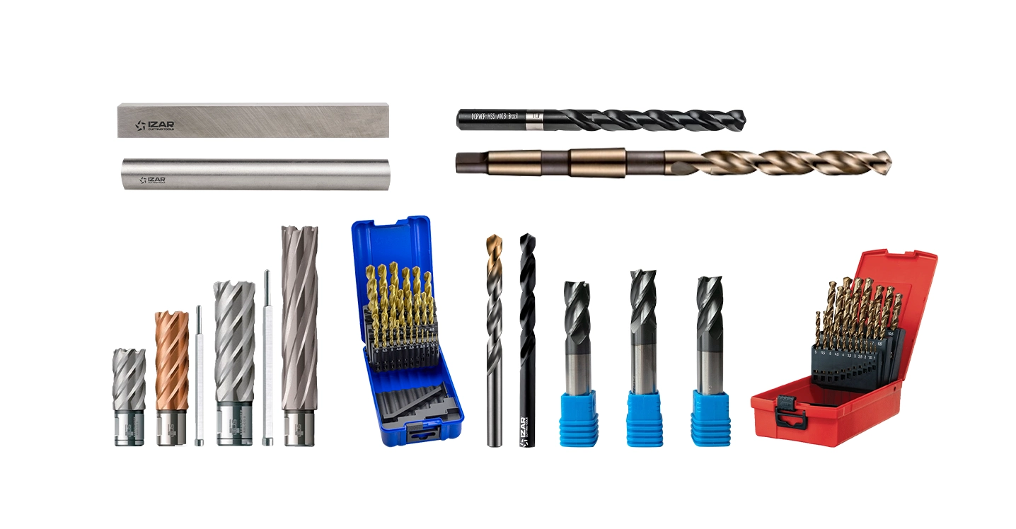 Brocas, estuche de brocas, brocas cobalto, brocas hss, HSS, brocas corona, brocas anulares, brocas para perforar acero, fresas de carburo